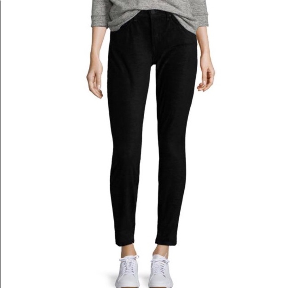 McGuire faux suede Newton skinny jeans black 28